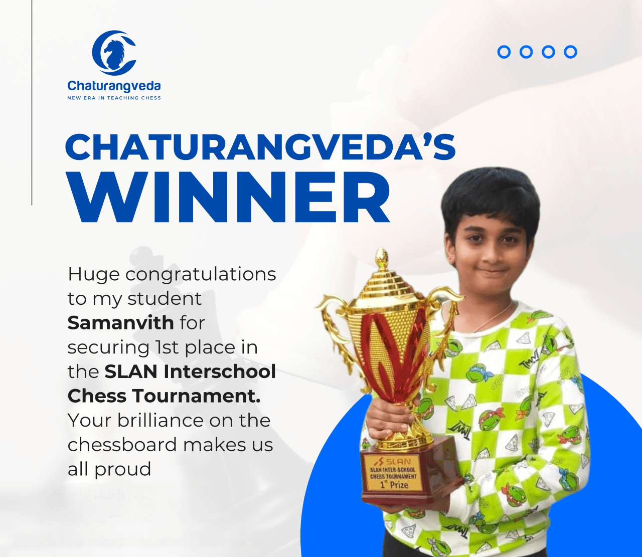 Samanvith Wins State Championship — Our Youngest Champion Yet